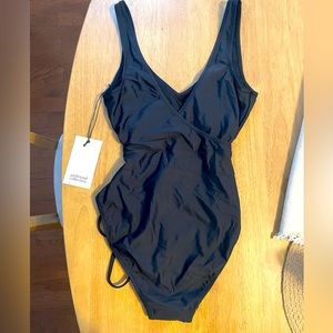 Girlfriend Collective Wrap Swimsuit One Piece Size M